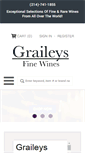 Mobile Screenshot of graileysfinewines.com